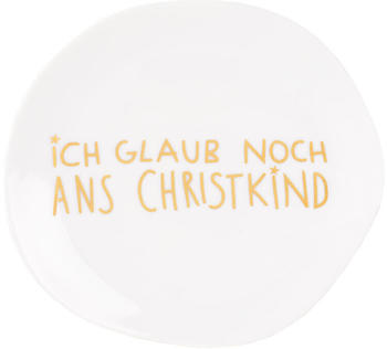 räder Weihnachtsteller "Ich Glaub noch ans Christkind" (13,5 cm)