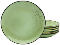 CreaTable Dessertteller "Essteller NATURE COLLECTION" Teller Set f&uuml;r 6...