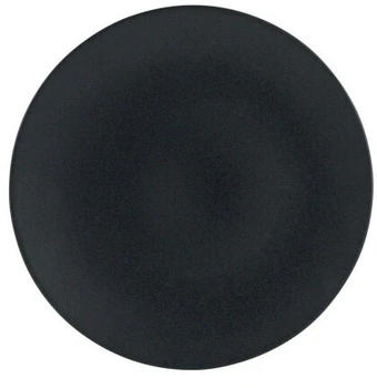 CreaTable Speiseteller SOFT TOUCH schwarz (6er Set)
