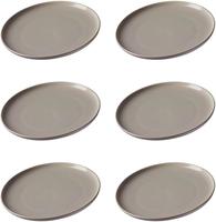 Ritzenhoff & Breker JASPER Dessertteller &oslash; 19 cm 6er Set - Taupe