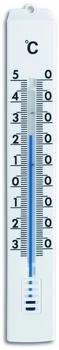 TFA Dostmann Innen-/Außen Thermometer + Hygrometer Kunststoff weiß (12.3008.02)