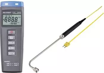 Voltcraft K102 + TP 206 Temperatur-Messgerät Fühler-Typ K