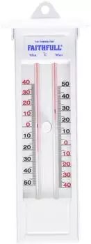 Faithfull Press Button Max-Min Thermometer