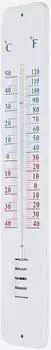 Homescapes Silver Metal Wall Thermometer 45 cm (GA1263)