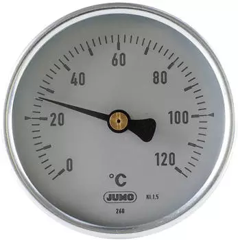 Jumo Bimetallthermometer Kl.1,5 0-120°C EB-L 50mm 80000582