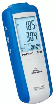 PeakTech Digital-Thermometer 1CH, -200 bis +1372&deg;C (P 5135)