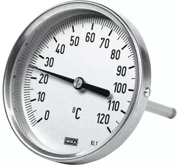 Riegler Bimetallthermometer &Oslash;100mm -30&deg;C bis 50&deg;C L1=160/L2=140 (5251)