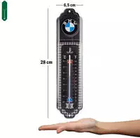 Nostalgic-Art Thermometer "BMW - Classic Pepita" - Motorradzubeh&ouml;r -...