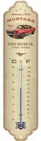 Nostalgic-Art 80366, Nostalgic-Art Thermometer Ford Mustang - GT 1967 rot