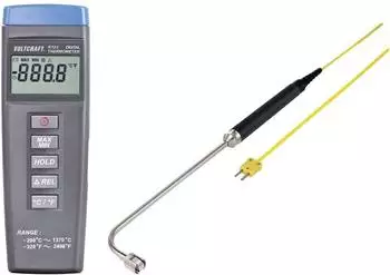 Voltcraft K101 + TP 206 Temperatur-Messger&auml;t F&uuml;hler-Typ K (VC-10503990)