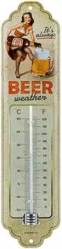 Nostalgic Art Thermometer "Beer Weather"