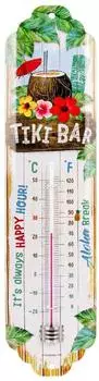 Nostalgic Art Tiki Bar Metall-Thermometer Innen/Außen Analog (80335)