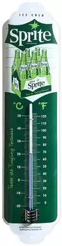 Nostalgic Art Sprite Six-Pack Retro Metall-Thermometer Innen/Außen Analog (80348)