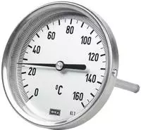 RIEGLER 102772-5202 Bimetallthermometer, G 1/2 hinten, L=63, &Oslash; 100, 0 &deg;C bis...