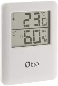 Otio Thermo-Hygrometer magnetisch, LCD, weiß (936055)