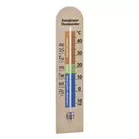 TFA Dostmann Energiespar-Thermometer Thermometer Natur 12.1055.05