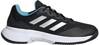 Adidas GameCourt 2.0 core black/silver metallic/preloved blue
