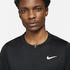 Nike Dri-FIT Advantage Tennis-Oberteil Halbreißverschluss schwarz