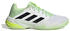 cloud white/core black/semi green spark: Adidas Barricade 13
