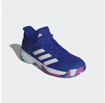 Adidas Ubersonic Kids Tennisschuh lucid blue cloud white purple burst