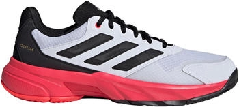 Adidas CourtJam Control 3 M Tennisschuhe ftwr white core black lucid red