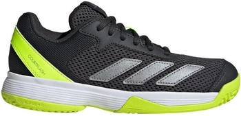 Adidas Courtflash JI2449 Tennisschuhe kinder carbon iron met lucid lemon