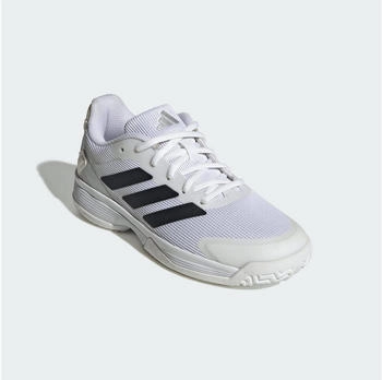 Adidas Ubersonic Tennisschuh Cloud White Core Black Silver Metallic