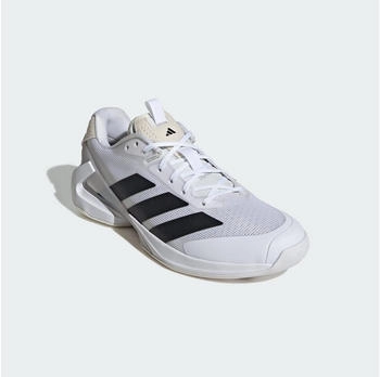 Adidas Adizero Ubersonic 5 Tennisschuh cloud white core black silver metallic Adidas Adizero Ubersonic 5 Tennisschuh cloud white core black silver metallic