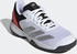 Adidas Courtflash Tennisschuh cloud weiß silber rot