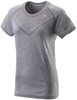 Wilson Power Seamless Crew T-Shirt grau