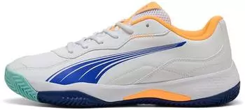 Puma Nova Smash Padelschuhe wei&szlig; blau schwarz