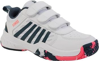 K-Swiss Court Express 2 Strap Junior weiß blau