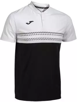 Joma Tennis-Polo Smash schwarz weiss