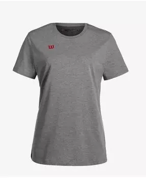 Wilson Tennis-Shirt grau schwarz