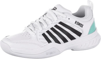 K-Swiss Court Express 2 Carpet Court Shoe weiß/neon mint/schwarz