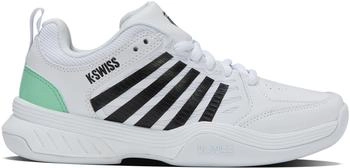 K-Swiss COURT EXPRESS 2 CARPET weiß/neon mint/schwarz