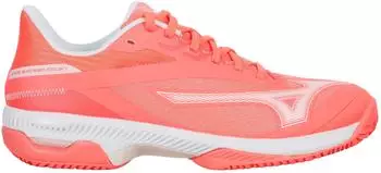 Mizuno Wave Exceed Court striking coral/white/barely pink