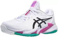 ASICS 1041A371-106, ASICS Court FF 3 Sandplatzschuh Herren - wei&szlig;, pink