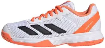 Adidas Courtflash Hook-and-Loop Tennisschuh lucid orange/cyber met./cloud white