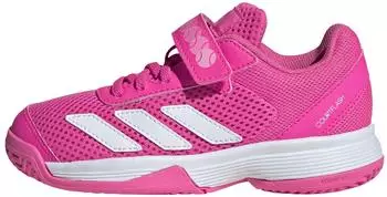 Adidas Courtflash Hook-and-Loop Tennisschuh lucid pink/cloud white/lucid pink