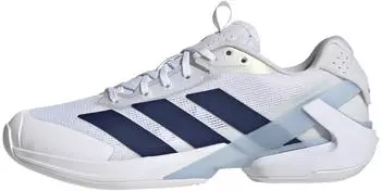 Adidas Adizero Ubersonic 5 Sandplatz Tennisschuhe cloud white/dark blue/crystal sky
