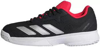 Adidas COURTFLASH PICKLEBALL schwarz/rot, wei&szlig;, cloud white/silver metallic/core black