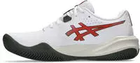 ASICS 1041A508-104, ASICS Gel-Challenger 15 Sandplatzschuh Herren - wei&szlig;, rot