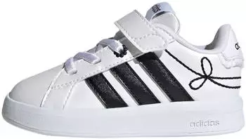 Adidas Grand Court 3.0 Junior ftwr white/core black/hi-res yellow