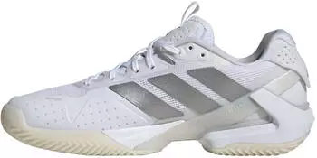 Adidas Adizero Ubersonic 5 cloud white/silber metallic/wei&szlig;/grau