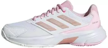 Adidas Courtjam Control 3 ftwr white/silver metallic/lucid pink