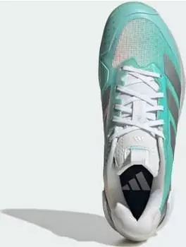 Adidas Adizero Ubersonic 5 Grass Court Shoes Women flash aqua/silver met./blush pink