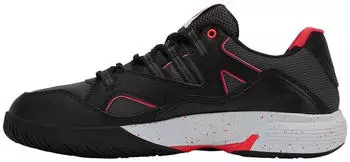 K-Swiss Team Padelschuhe schwarz/micro chip/neon lava