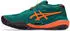 Asics Gel-Resolution X Clay jewel green/energy orange
