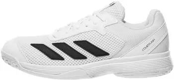 Adidas Courtflash Hook-and-Loop Tennisschuh cloud white/core black